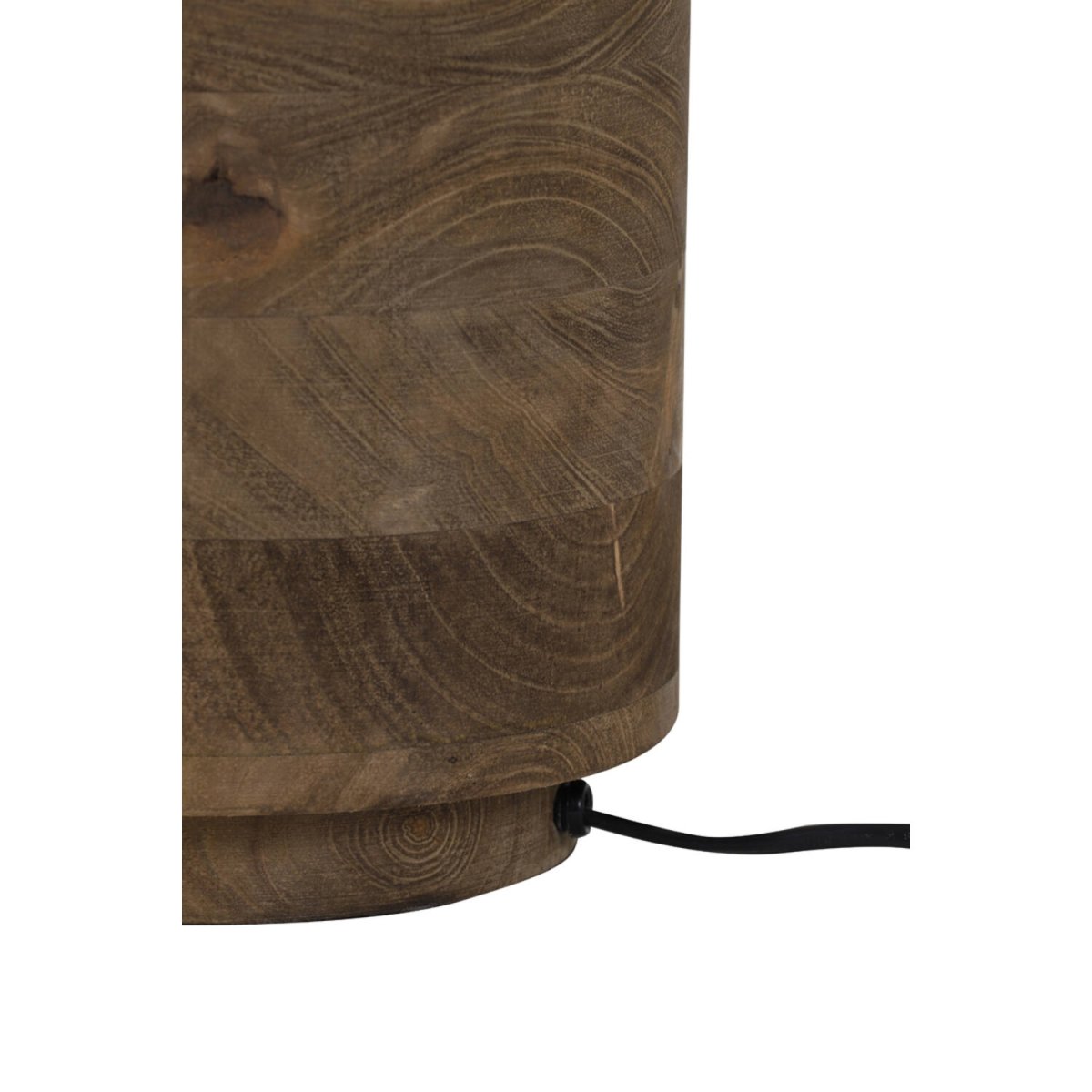 Racco 43cm Holz lampenfuß Von Light & Living - Dieser Lampenfuß aus schönem dunklem Holz mit natürlichem Finish verleiht Ihrem Zuhause eine warme und erdige Atmosphäre.