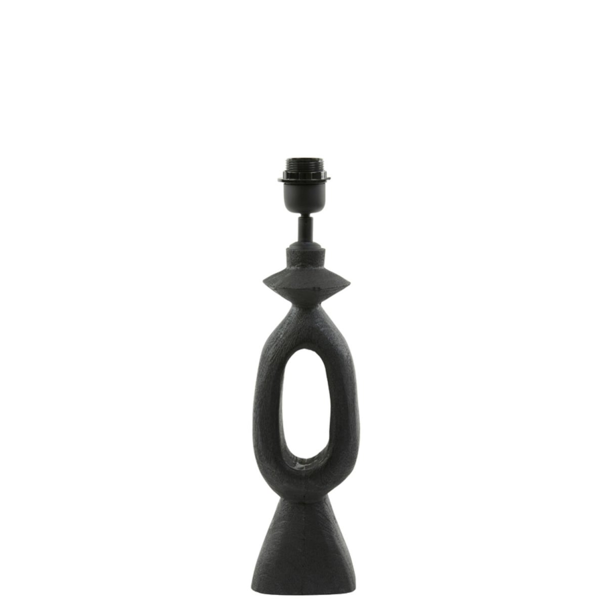 Django 45cm Schwarz lampenfuß Von Light & Living - Django Lampenfuß – ein skulpturales und modernes Interieur-Detail!