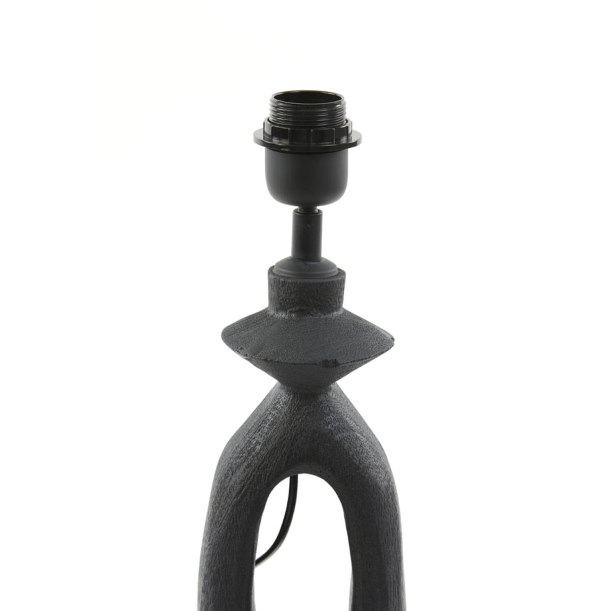 Django 45cm Schwarz lampenfuß Von Light & Living - Django Lampenfuß – ein skulpturales und modernes Interieur-Detail!