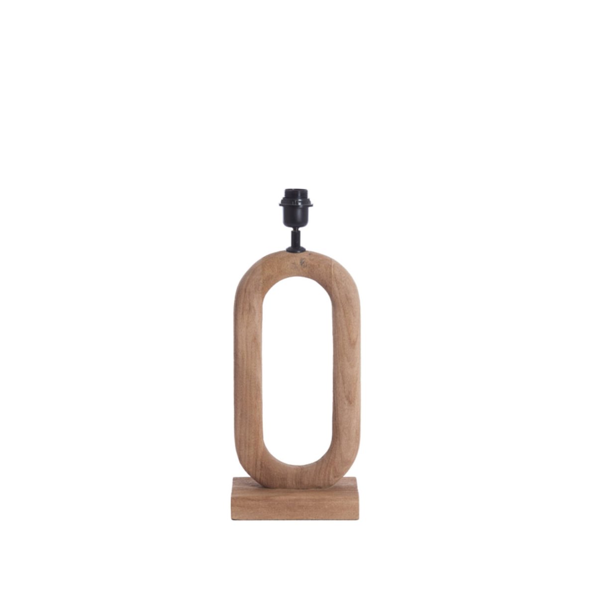Paceco 44cm Holz lampenfuß Von Light & Living - 