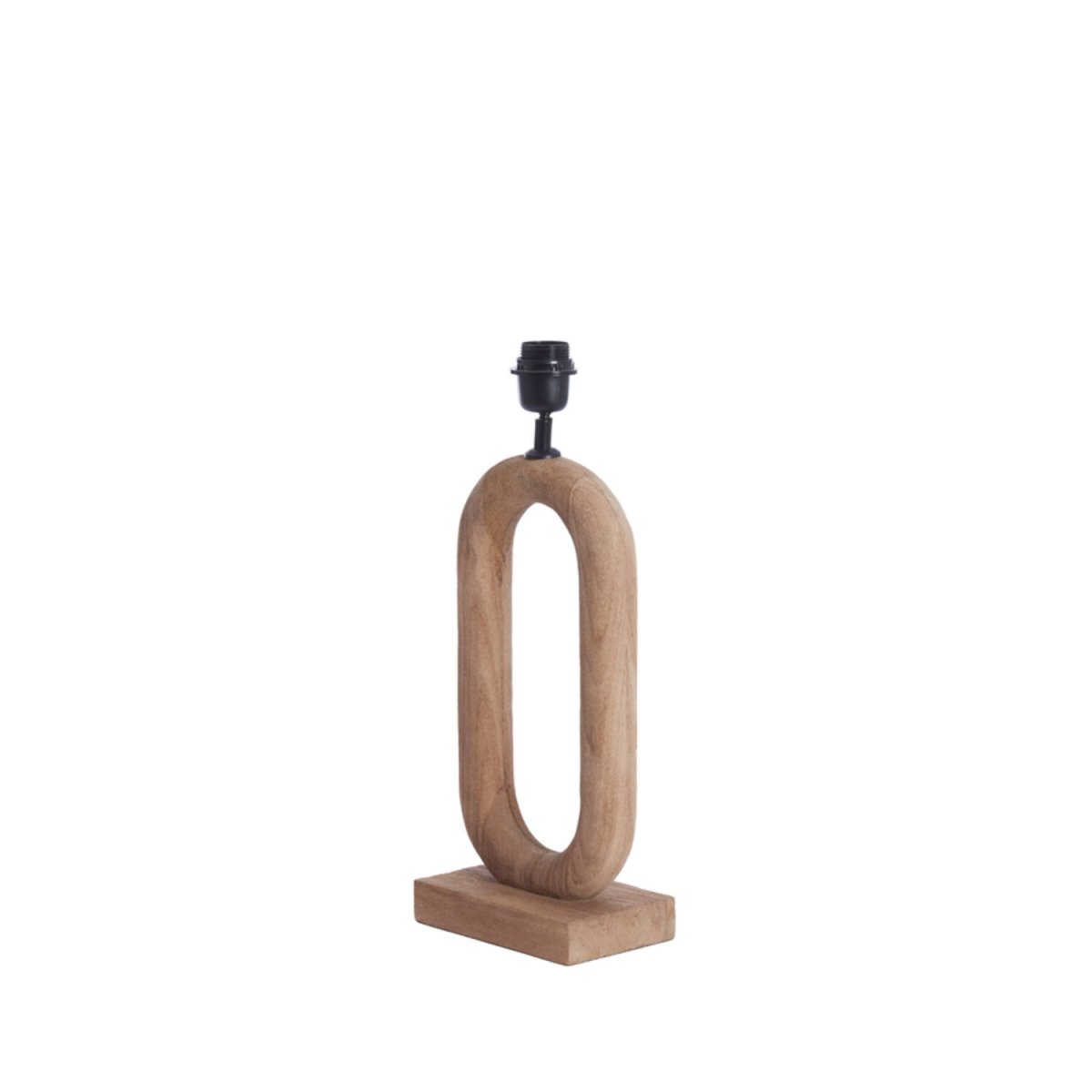 Paceco 44cm Holz lampenfuß Von Light & Living - 