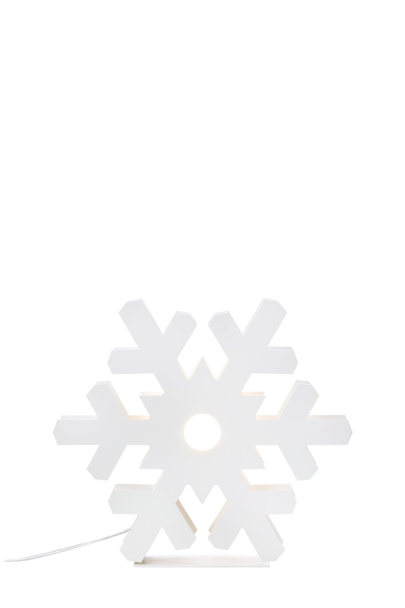 Origo Ø37 Weiß Von Markslöjd - Der sternf&ouml;rmige Schneeflockenstern Origo aus wei&szlig;em Metall besticht durch sein stilvolles und modernes Design und schafft eine gem&uuml;tliche Atmosph&auml;re in Ihrem Zuhause.