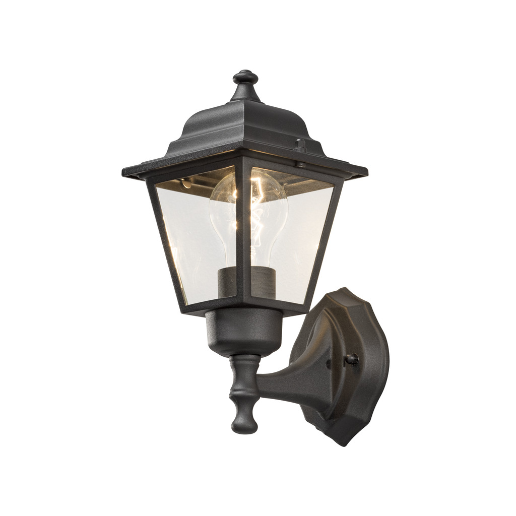 Vägglykta Schwarz außenlampe Von Konstsmide - Schaffen Sie mit dieser stilvollen Beleuchtung, die Funktion und Ästhetik vereint, eine zeitlose und einladende Atmosphäre an Ihrer Fassade.
