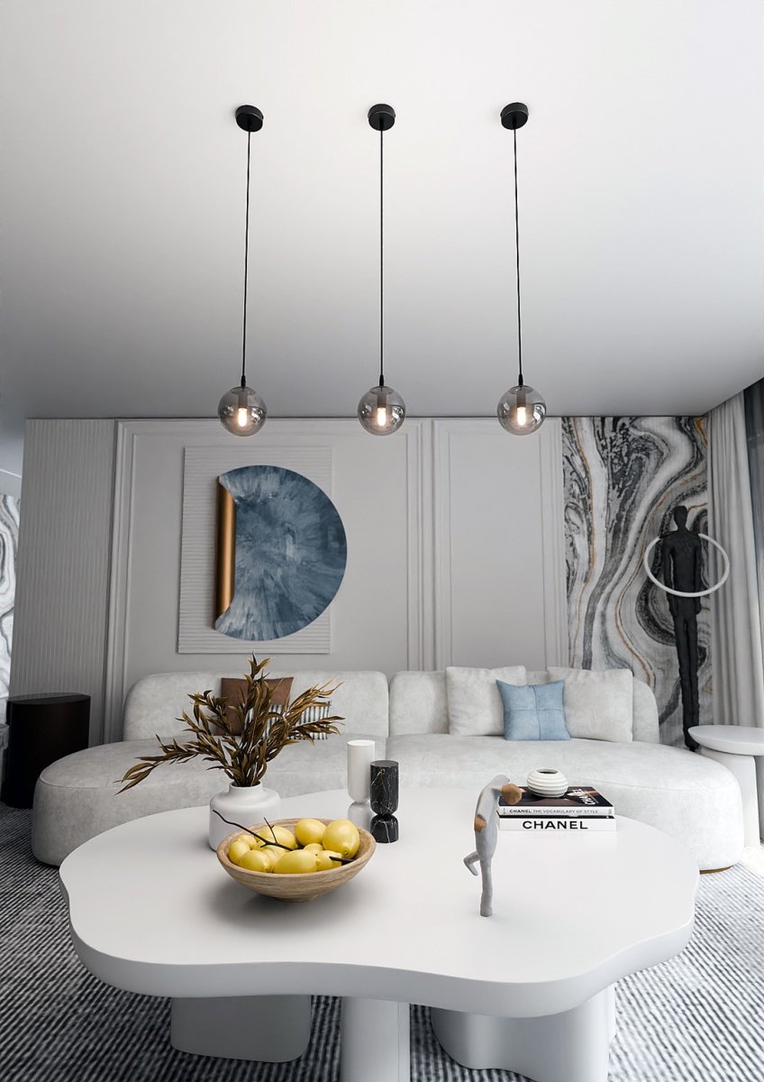 Cosmo Ø12 Rauchfarben hängelampe Von Emibig Lighting - TRAKER ist eine spinnenartige Deckenleuchte, die dank ihrer langen Kabel viele Gestaltungsmöglichkeiten bietet.