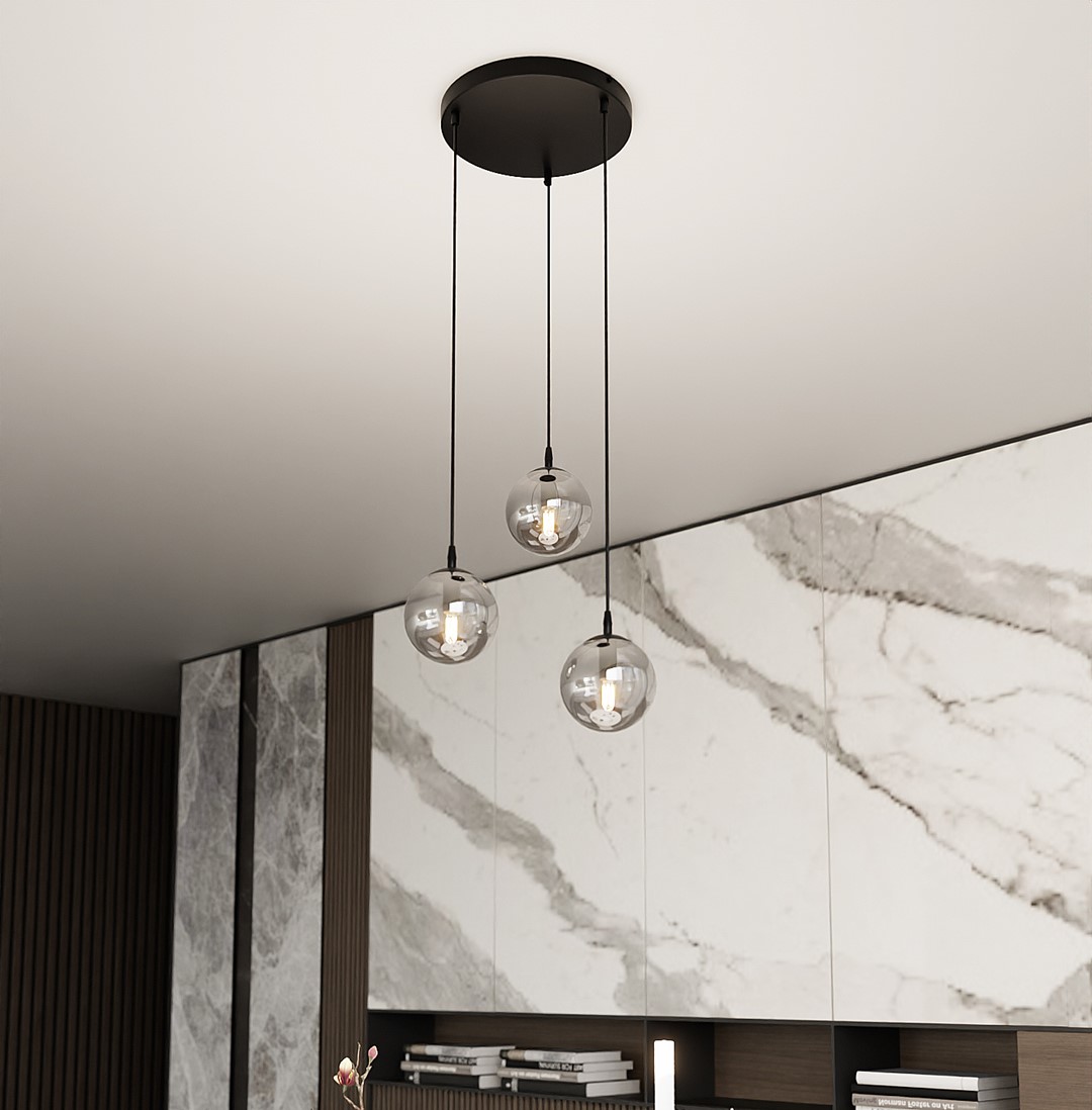 Cosmo Premium Ø40 Rauchfarben hängelampe Von Emibig Lighting - Cosmo ist eine vielseitige und zeitlose Kollektion von Deckenleuchten.