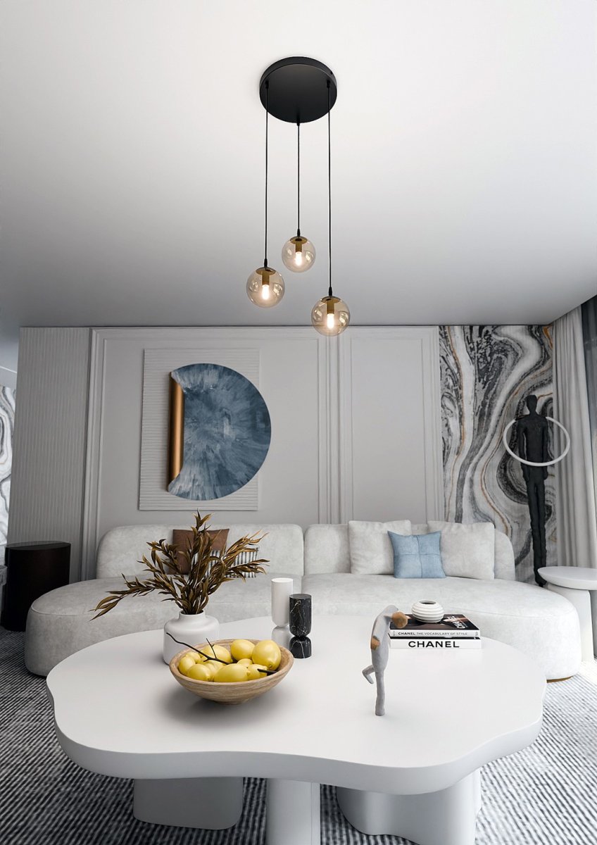 Cosmo Premium Ø40 Bernstein hängelampe Von Emibig Lighting - Cosmo ist eine vielseitige und zeitlose Kollektion von Deckenleuchten.