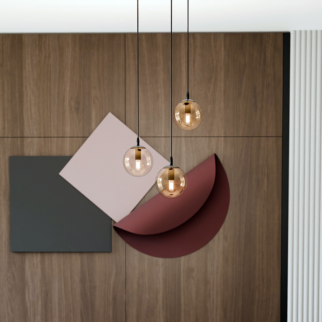 Cosmo Premium Ø40 Bernstein hängelampe Von Emibig Lighting - Cosmo ist eine vielseitige und zeitlose Kollektion von Deckenleuchten.