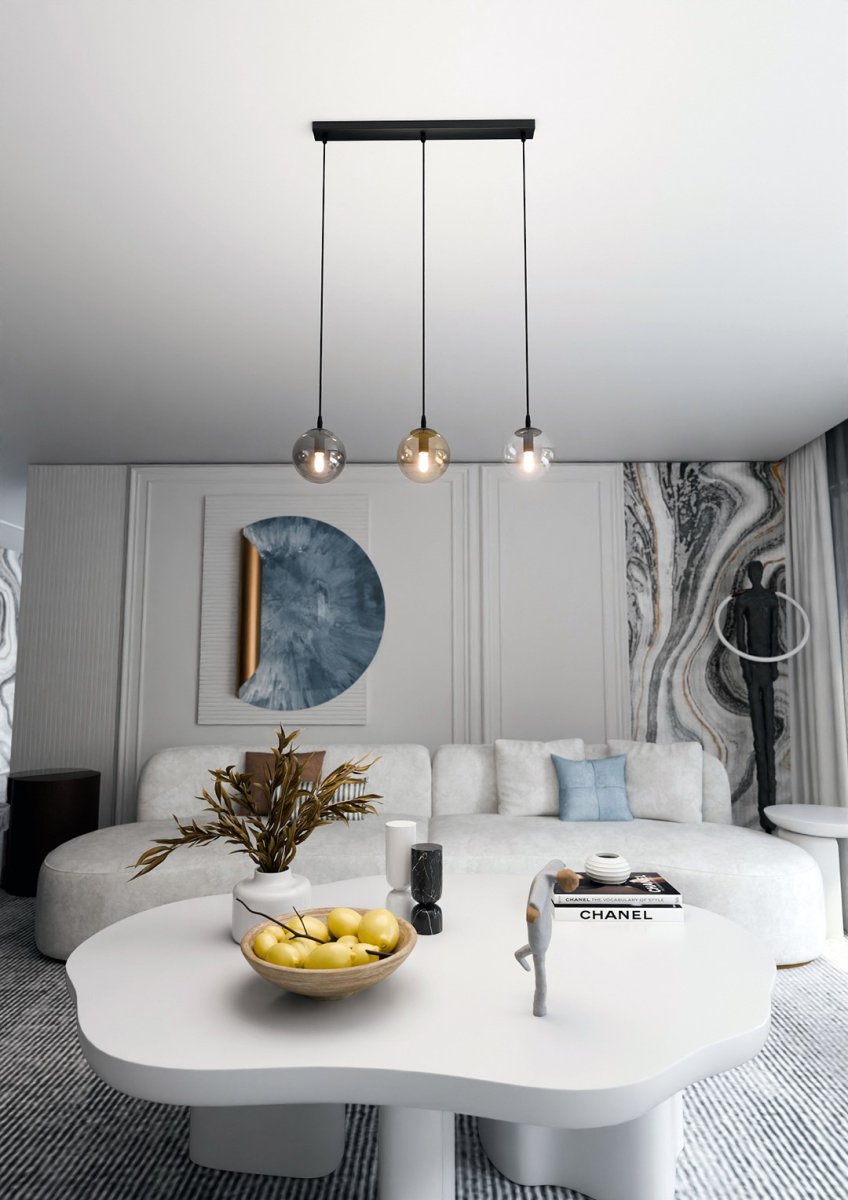 Cosmo 70cm Mehrfarbig hängelampe Von Emibig Lighting - Cosmo ist eine vielseitige und zeitlose Kollektion von Deckenleuchten.