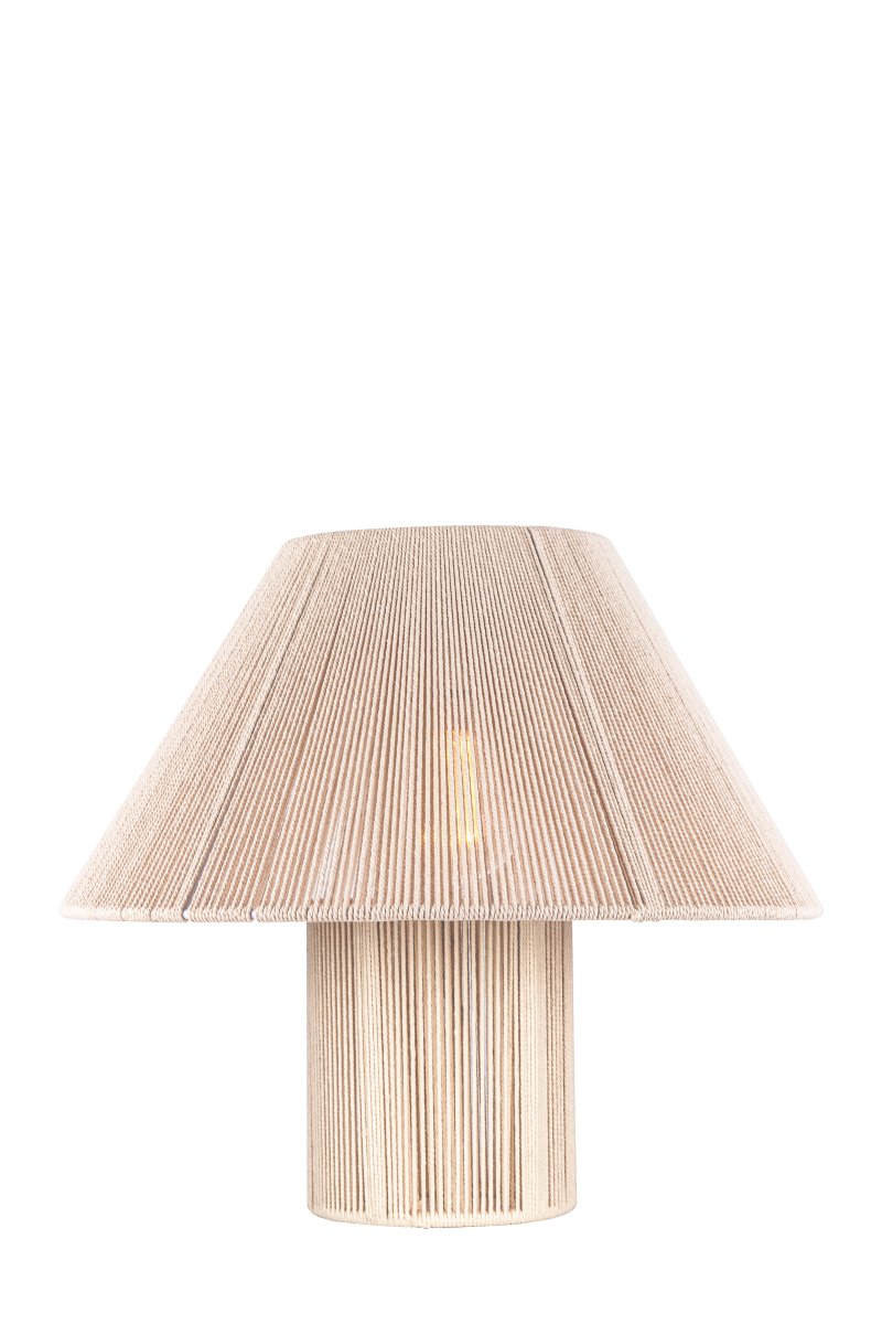 Anna 32cm Natur tischlampe Von Globen Lighting - Sie eignet sich am besten für den Schreibtisch im Wohnzimmer oder den Nachttisch im Schlafzimmer.