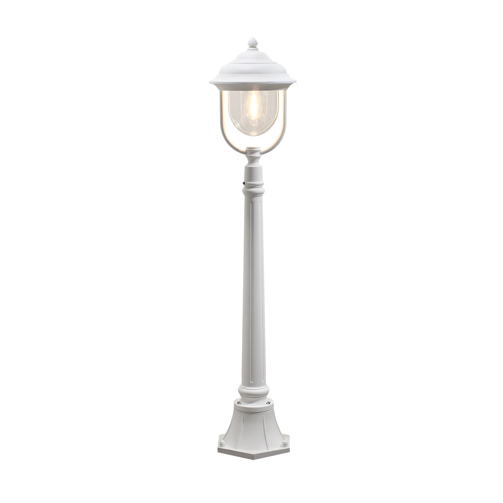 Parma 118cm Weiß pollarleuchten Von Konstsmide - Der Poller Milano ist eine elegante Laterne aus Aluminium in der Farbe Weiß.
