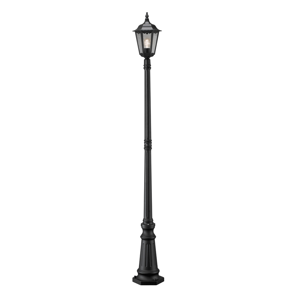 Firenze 210cm Schwarz kandelaber Von Konstsmide - Die Milano-Stange ist eine klassische und elegante Außenlampe mit einer wunderschönen Laterne.
