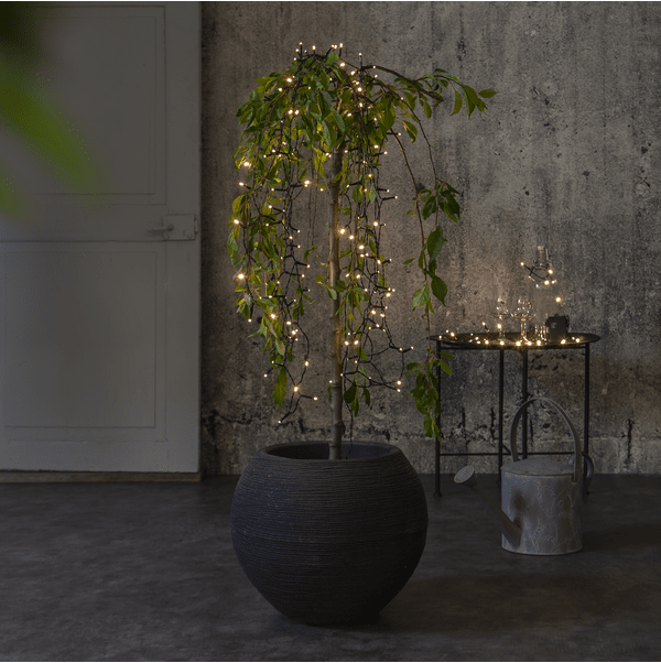 Lichterkette Akku 5m Schwarz Von Star Trading - Diese dekorative Lichterkette mit 80 warmwei&szlig;en LEDs sorgt f&uuml;r stimmungsvolle Beleuchtung im Innen- und Au&szlig;enbereich.