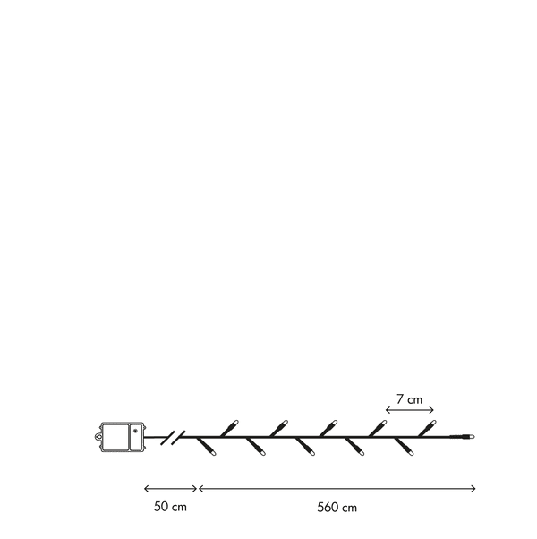 Lichterkette Akku 5m Schwarz Von Star Trading - Diese dekorative Lichterkette mit 80 warmwei&szlig;en LEDs sorgt f&uuml;r stimmungsvolle Beleuchtung im Innen- und Au&szlig;enbereich.