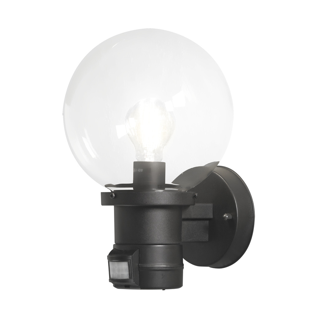 Nemi Schwarz außenlampe Von Konstsmide - Schaffen Sie eine einladende Atmosphäre und erhöhen Sie die Sicherheit rund ums Haus mit dieser funktionalen und stilvollen Beleuchtung!