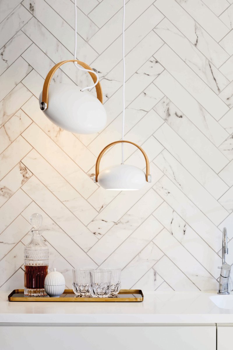 D.C Ø26 Weiß hängelampe Von Halo Design - DC ist eine Lampenserie mit schlichtem, skandinavischem Design.