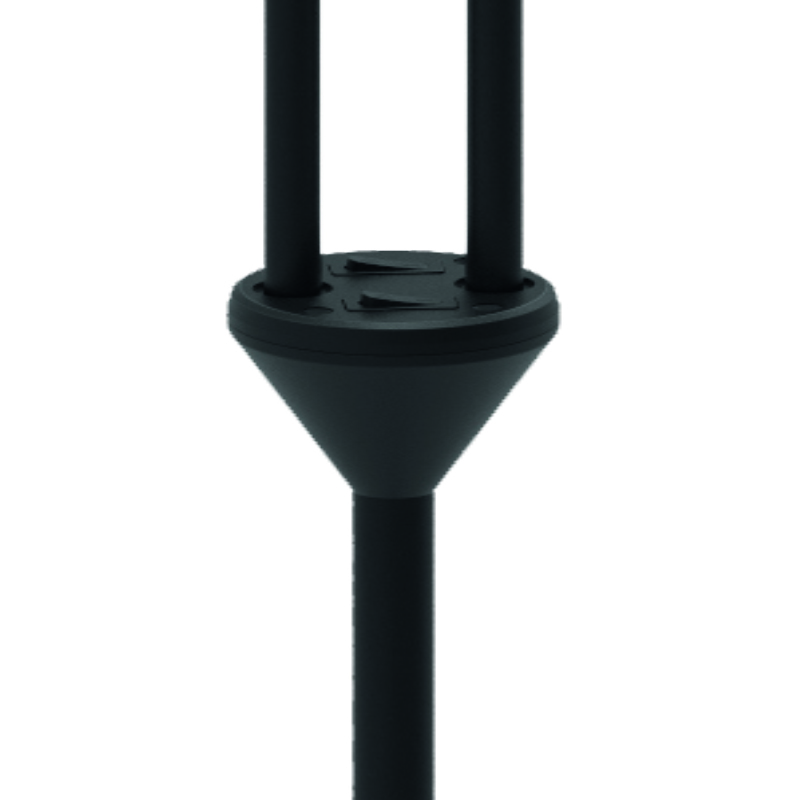 Fix 2 Schwarz stehlampe Von Halo Design - Es sind zwei separate Schutzschalter vorhanden, die unabhängig voneinander leuchten können.