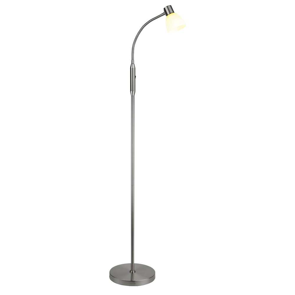 Hudson 1 Stahl stehlampe Von Halo Design - Eine perfekte Kombination aus Stil und Funktion, die Ihrem Zuhause sowohl Eleganz als auch praktische Beleuchtung verleiht.
