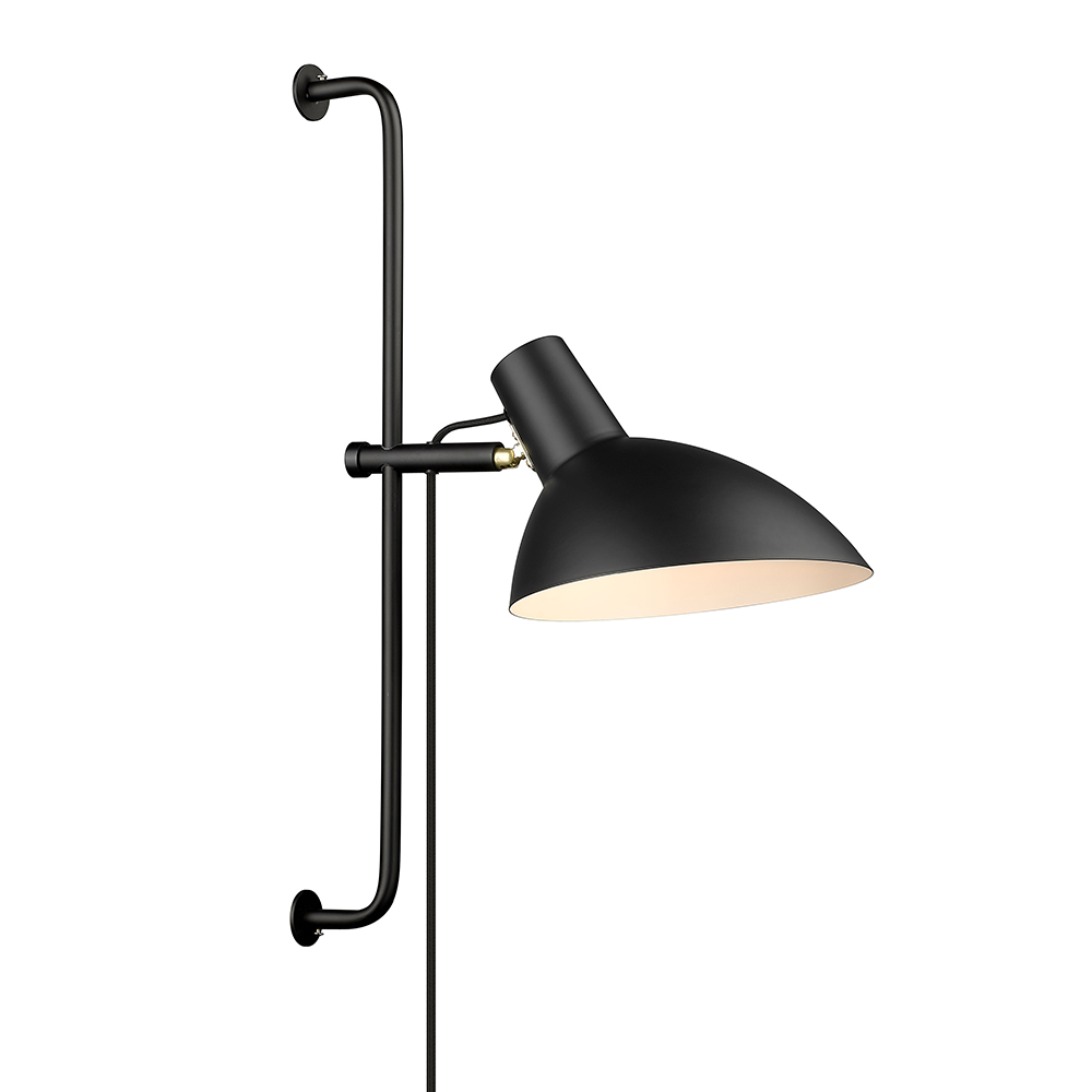 Metropole Ø24 Schwarz wandlampe Von Halo Design - Dank ihres vielseitigen Designs passen sie in jedes Zuhause und jeden Stil.