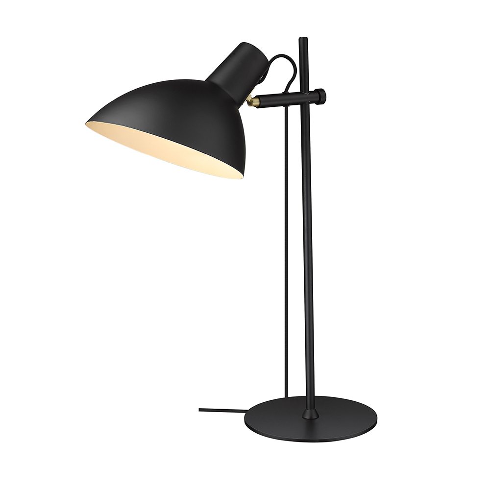 Metropole 63cm Schwarz schreibtischlampe Von Halo Design - Die Metropole-Serie ist eine komplette und funktionale Lampenfamilie mit einem unverwechselbaren Industriestil.