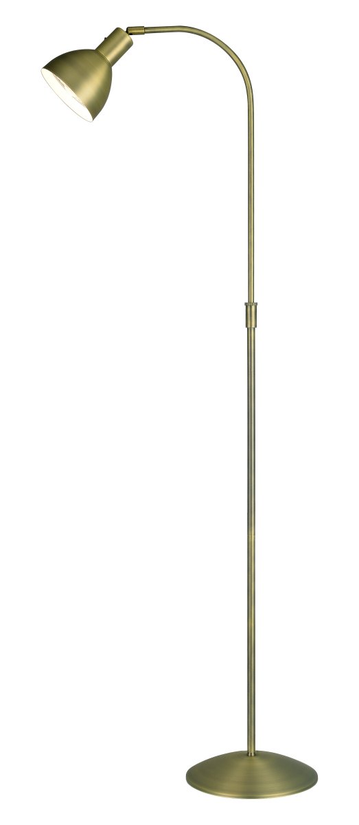 Angora Messing stehlampe Von Halo Design - Der Netzschalter befindet sich bequem am Rahmen und lässt sich leicht bedienen.