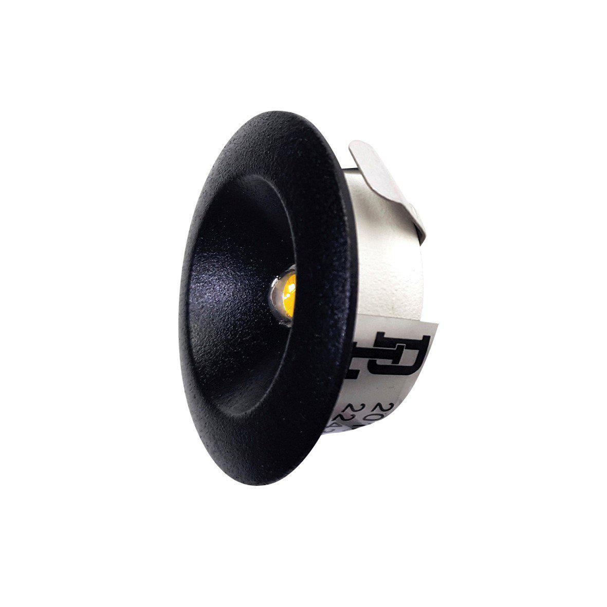 Q-32 Mini Downlight 3000K Schwarz Von Designlight - Diese Einbauleuchte bietet stilvolles Akzentlicht mit einem Abstrahlwinkel von 105&deg; und einem Lichtstrom von 115 Lumen.