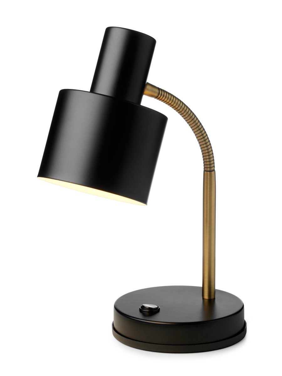 Vogue 30cm Schwarz schreibtischlampe Von Halo Design - Vogue ist die perfekte Tischlampe für alle, die Stil und Funktionalität schätzen.