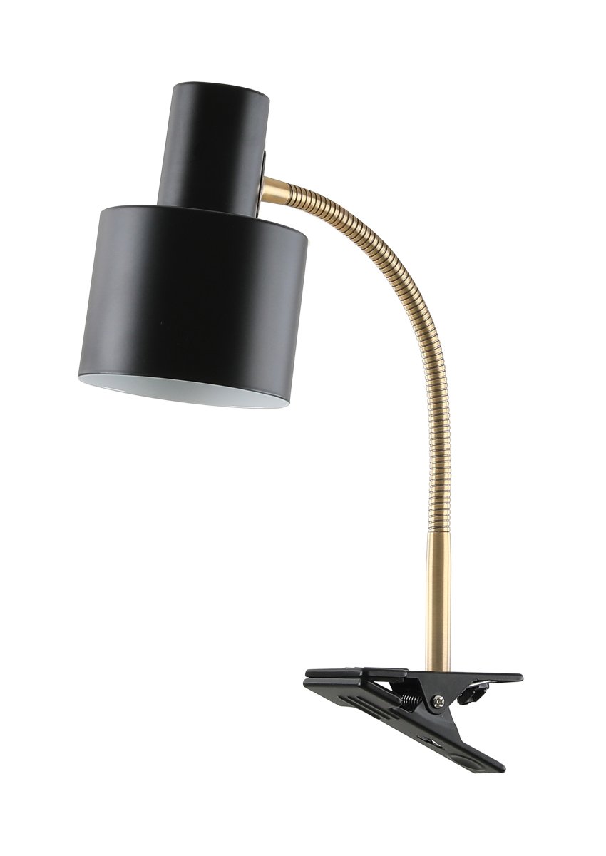 Vogue Schwarz klemmlampe Von Halo Design - Dank der praktischen Klemmfunktion können Sie die Lampe ganz einfach dort befestigen, wo Sie sie benötigen – am Schreibtisch, am Kopfteil oder an einem Regal.