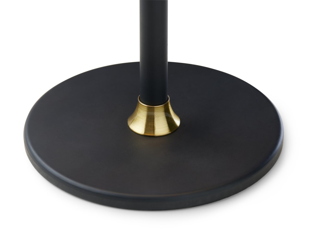 Moon Light 27cm Schwarz tragbare Von Halo Design - Der wiederaufladbare Akku sorgt f&uuml;r Flexibilit&auml;t und das mitgelieferte USB-Kabel erleichtert das Aufladen.