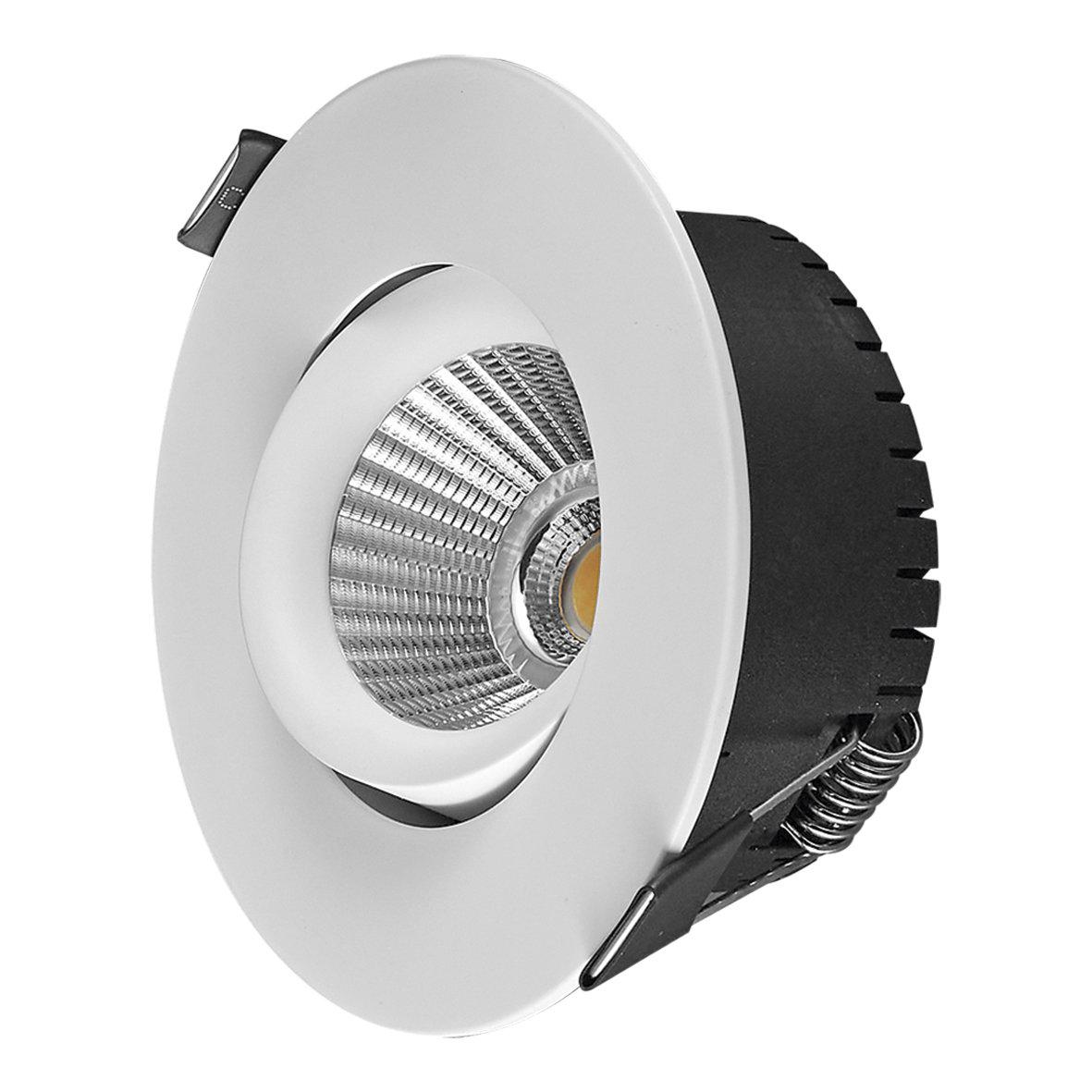 Bondy Downlight 6er-Pack Weiß Von Designlight - Mit einem Durchmesser von 85 mm kann die Leuchte in eine 60&ndash;70 mm gro&szlig;e &Ouml;ffnung montiert werden.