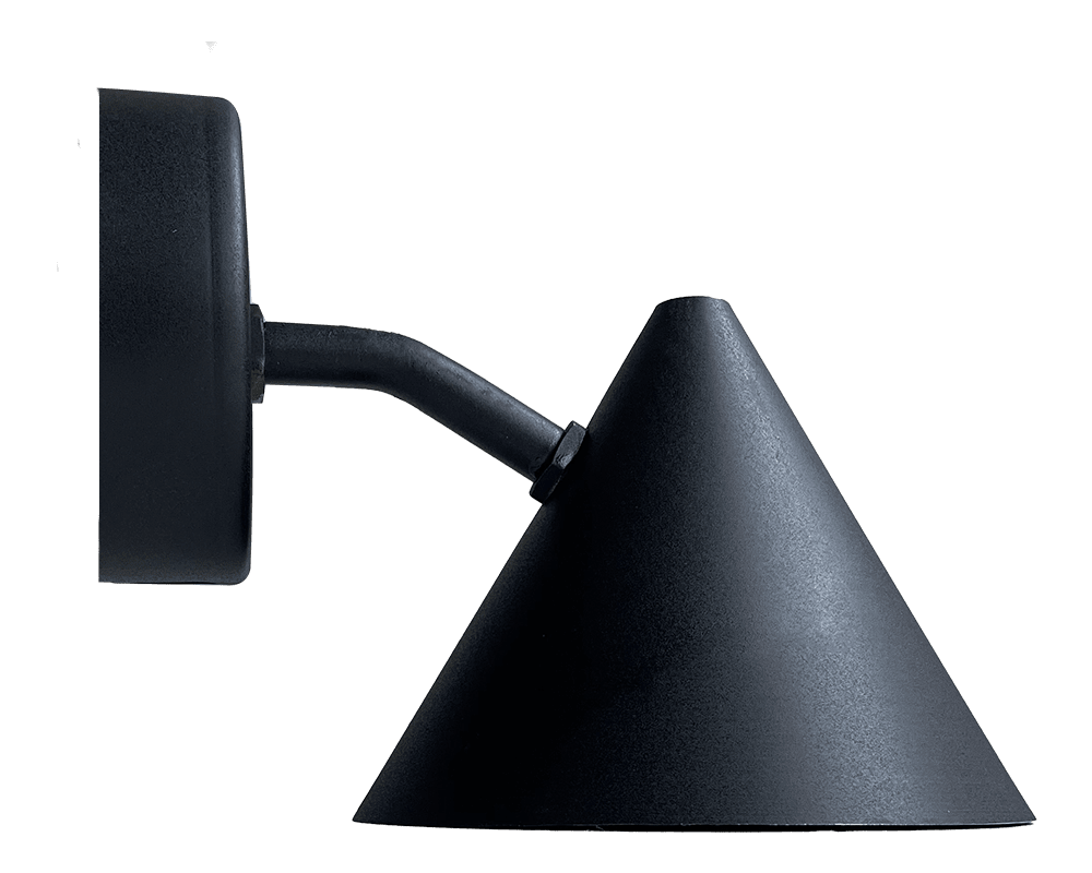 Tratt Micro Schwarz außenlampe Von Westal - Geeignet f&uuml;r die Fassadenbeleuchtung im privaten und &ouml;ffentlichen Bereich.