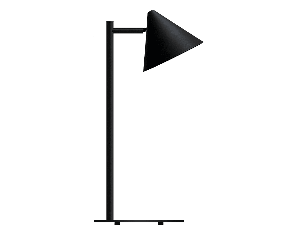 Tratt Micro 57cm Schwarz tischlampe Von Westal - Der Schirm ist dreh- und neigbar, sodass das Licht optimal ausgerichtet werden kann.