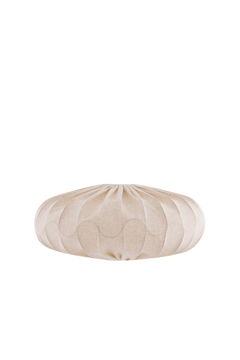 Bladverk Lampenschirm Ohne Aufhängung Ø50 Beige hängelampe Von Globen Lighting - Das Textil sorgt für ein warmes und angenehmes Licht, das sich sowohl in Schlaf- als auch in Wohnzimmern harmonisch einfügt.
