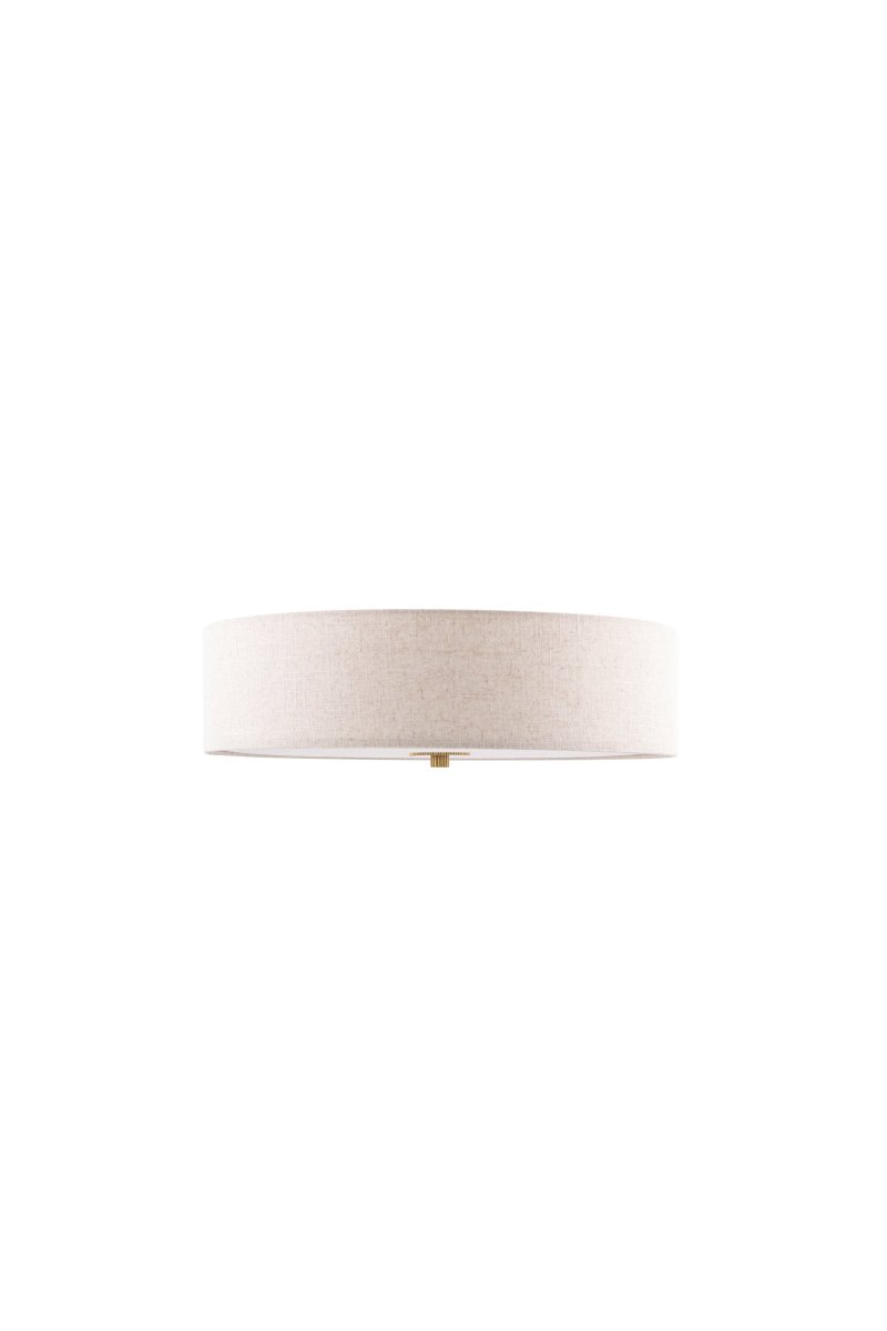 Noah Ø35 Beige deckenleuchte Von Globen Lighting - Noah wird aus gef&auml;rbtem Leinenstoff handgefertigt und ist eine schlichte und dekorative Deckenleuchte.