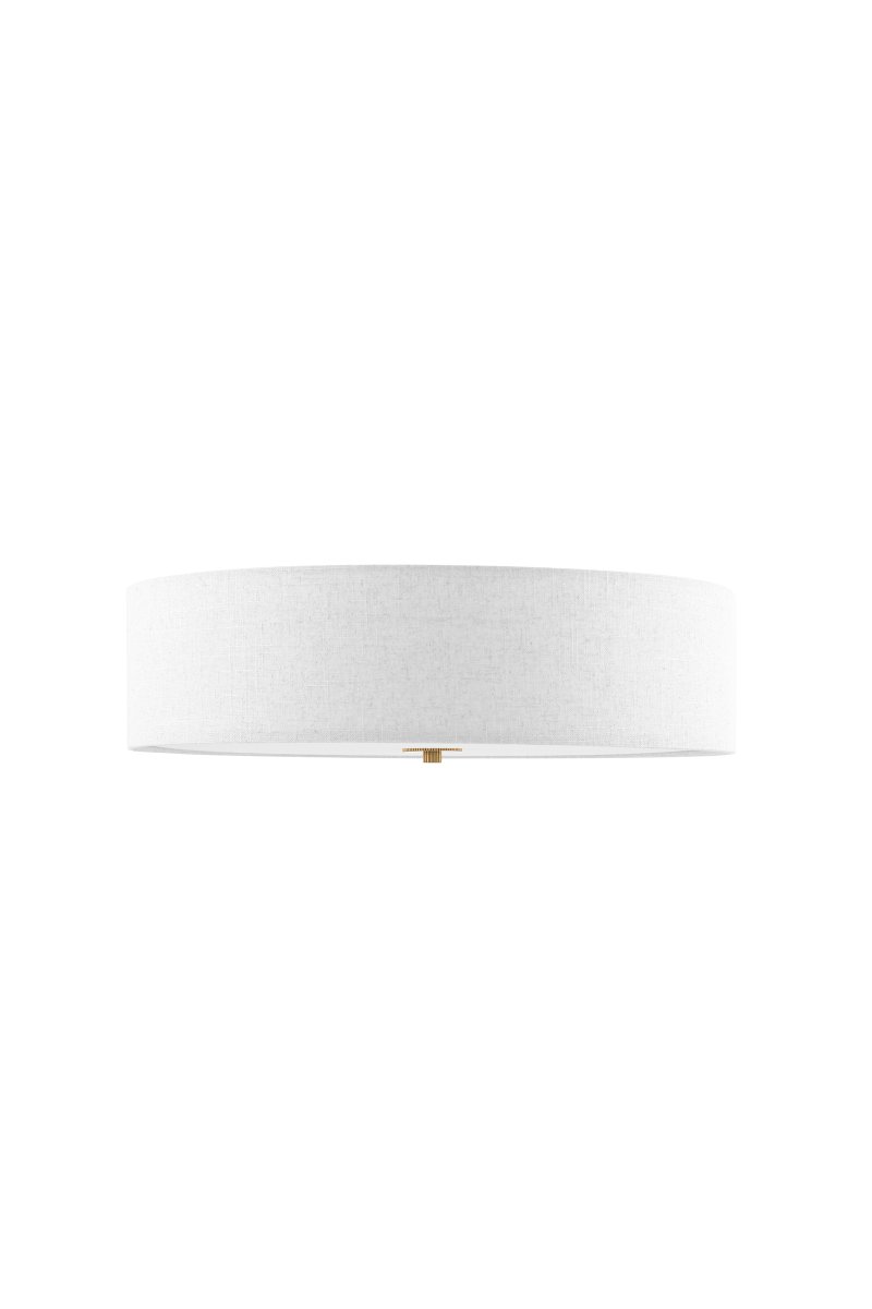 Noah Ø50 Weiß deckenleuchte Von Globen Lighting - Die stilvolle und dekorative Deckenleuchte Noah ist handgefertigt aus weißem Leinenstoff und besticht durch ihre schöne, lebendige Form.