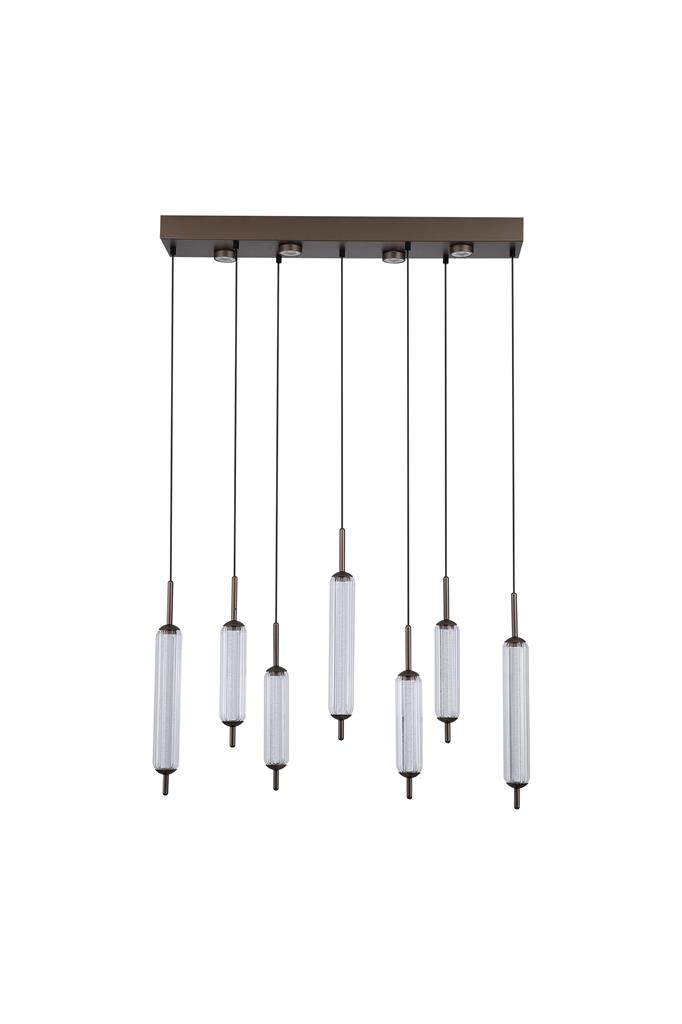 Cattail 85cm Braun hängelampe Von Searchlight - Die Pendelleuchte Cattail besticht durch ihr einzigartiges, stilvolles und skulpturales Design.