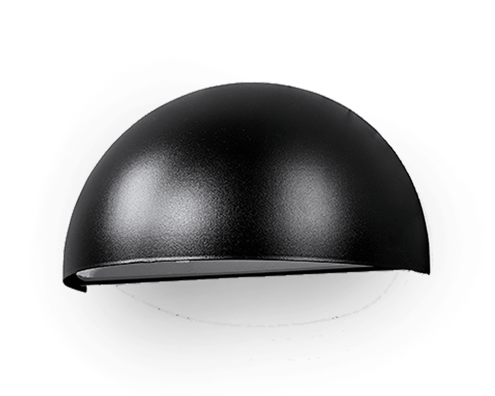 Uni Schwarz außenlampe Von Westal - Die Leuchte wird komplett mit einer fest verbauten LED-Einheit geliefert, dimmbar mit einem Phasenanschnittdimmer.