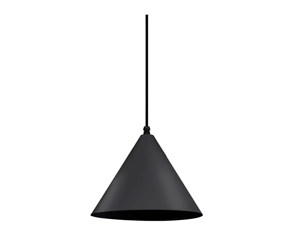 Tratt Ø25 IP44 Schwarz Von Westal - Die Leuchte eignet sich ideal f&uuml;r Winterg&auml;rten, Pergolen, Au&szlig;enk&uuml;chen und andere gesch&uuml;tzte Au&szlig;enbereiche, wo sie eine warme und einladende Atmosph&auml;re schafft.