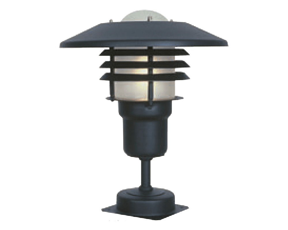 Tellus 33cm Schwarz Von Westal - Die Leuchte ist für den Außenbereich geeignet (Schutzart IP44) und verfügt über eine E27-Fassung.