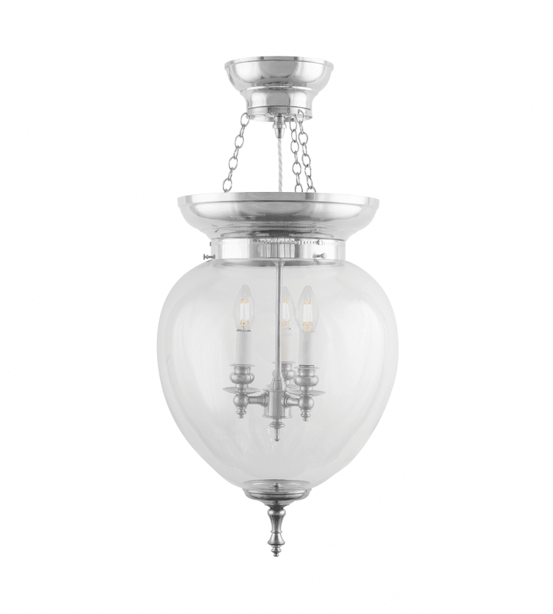 Rydberg Pendant Nickel Von Karlskrona lampfabrik - Bei einem Kugellager von der Seite bohren Sie ein Loch in die Messingkante.