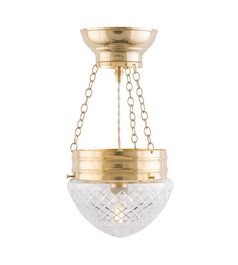 Heidenstam Pendant 200 Messing Von Karlskrona lampfabrik - Kann mit einer Pendelverlängerung (20 cm) und einem zusätzlichen Kabel (80 cm) auf bis zu 100 cm verlängert werden.