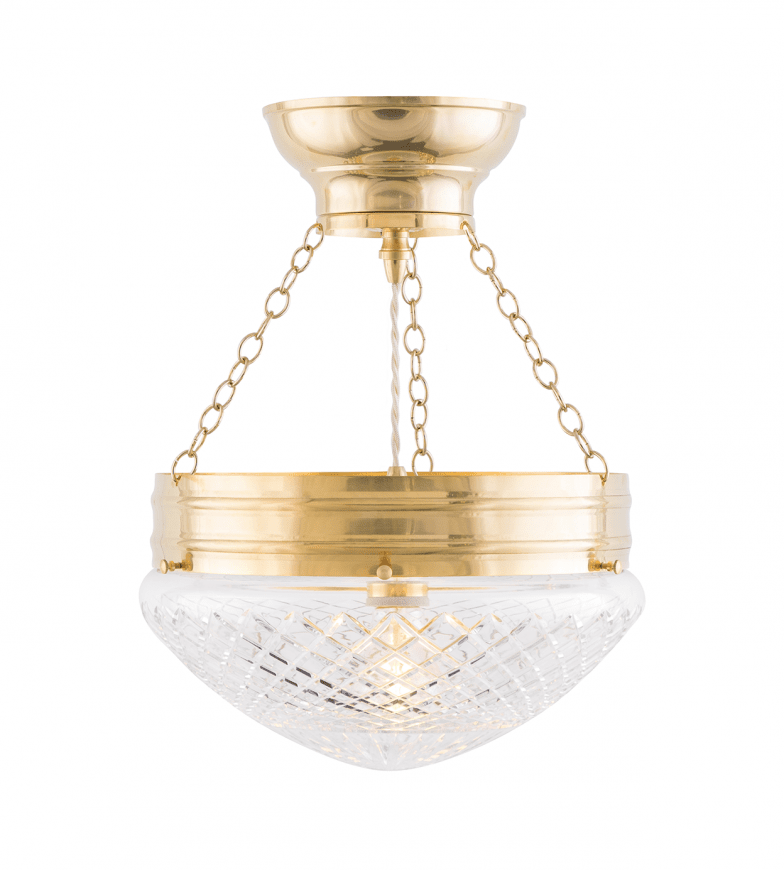 Heidenstam Pendant 300 Messing Von Karlskrona lampfabrik - Kann mit einer Pendelverlängerung (20 cm) und einem zusätzlichen Kabel (80 cm) auf bis zu 100 cm verlängert werden.