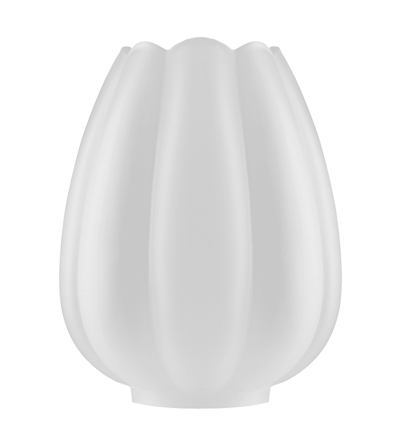 Tulip Glass Shade 70 Mattweiß Von Karlskrona lampfabrik - Klassische Petroleumlampe in Tulpenform.