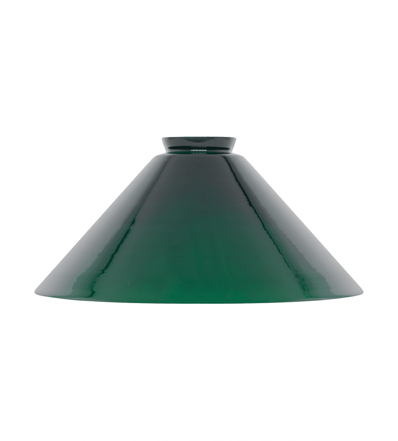 Tall Schoolhouse Glass Shade 60/250 Grün Von Karlskrona lampfabrik - 