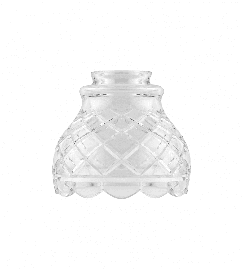 Frosted Bell-Shaped Glass Shade 60/130 Transparent Von Karlskrona lampfabrik - 