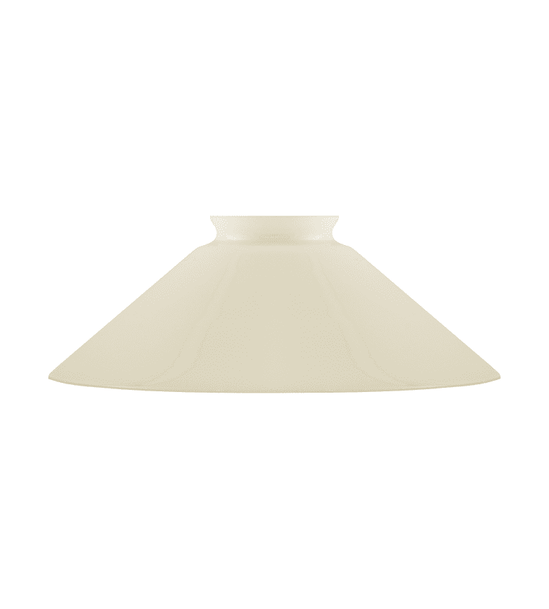 Schoolhouse Glass Shade 60/200 Cremefarben Von Karlskrona lampfabrik - 