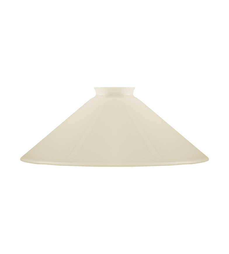 Schoolhouse Glass Shade 60/250 Cremefarben Von Karlskrona lampfabrik - 
