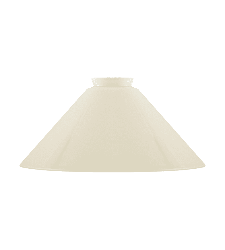 Tall Schoolhouse Glass Shade 60/250 Cremefarben Von Karlskrona lampfabrik - 