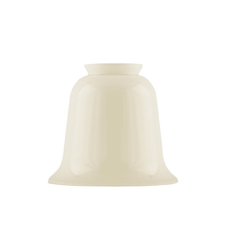 Bell-Shaped Glass Shade 60/130 Cremefarben Von Karlskrona lampfabrik - 