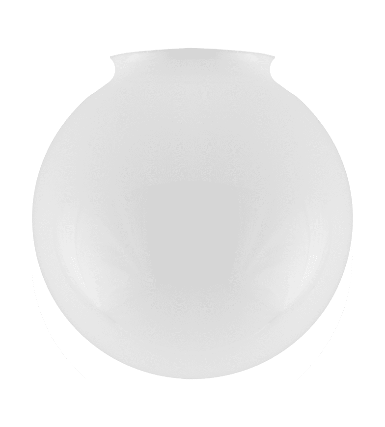 Globe Glass Shade 80/150 Weiß Von Karlskrona lampfabrik - 