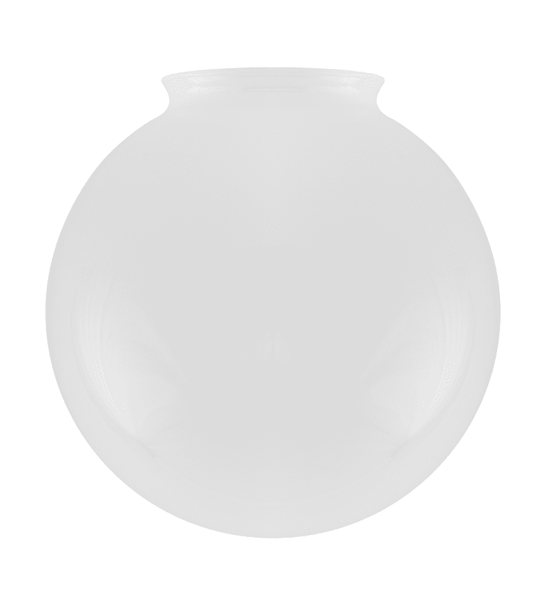 Globe Glass Shade 100/200 Weiß Von Karlskrona lampfabrik - 